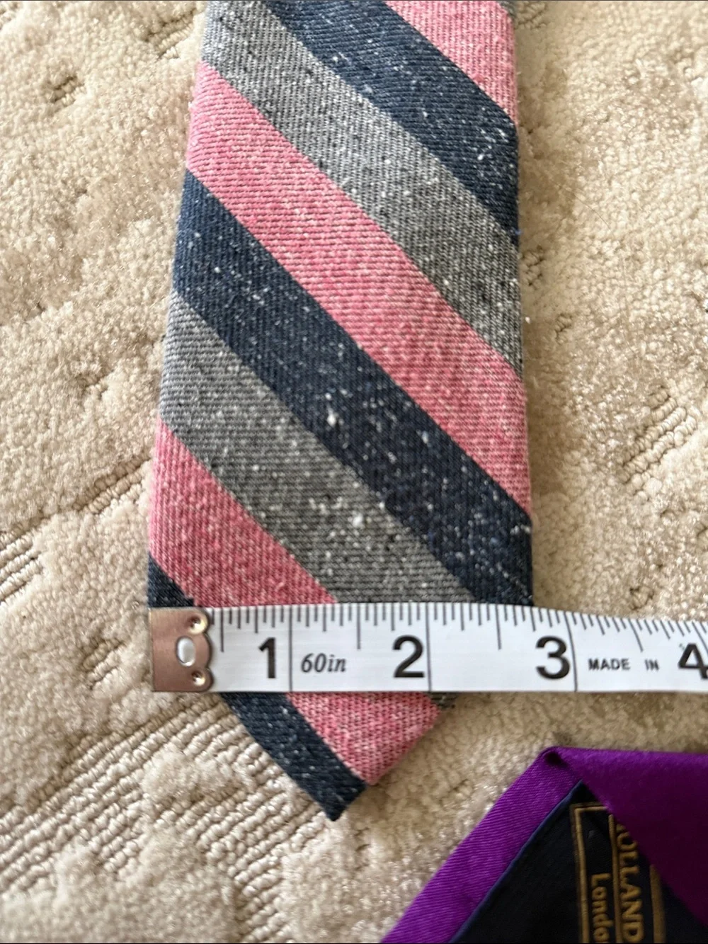 Set of 3 luxury ties- 2 are handmade!